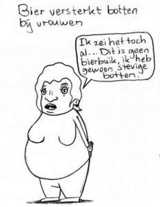 Van bier drinken krijg je sterke botten